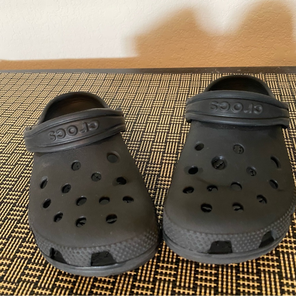 Crocs Kids Black Clogs
